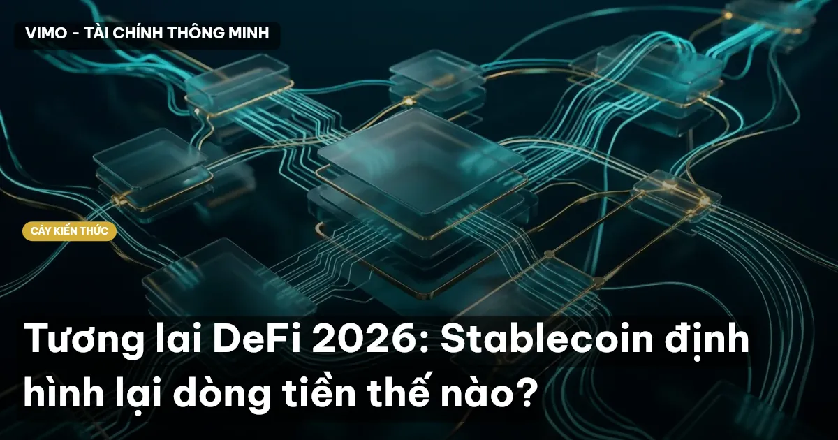 Tương lai DeFi 2026: Stablecoin định hình lại dòng tiền thế nào?