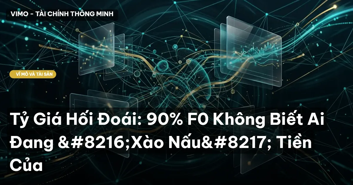 Tỷ Giá Hối Đoái: 90% F0 Không Biết Ai Đang ‘Xào Nấu’ Tiền Của