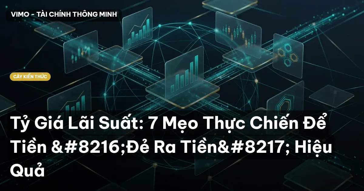 Tỷ Giá Lãi Suất: 7 Mẹo Thực Chiến Để Tiền ‘Đẻ Ra Tiền’ Hiệu Quả