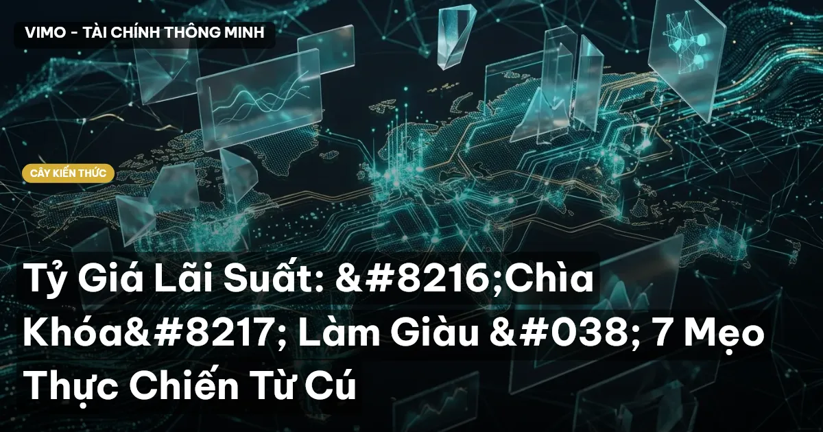 Tỷ Giá Lãi Suất: ‘Chìa Khóa’ Làm Giàu & 7 Mẹo Thực Chiến Từ Cú