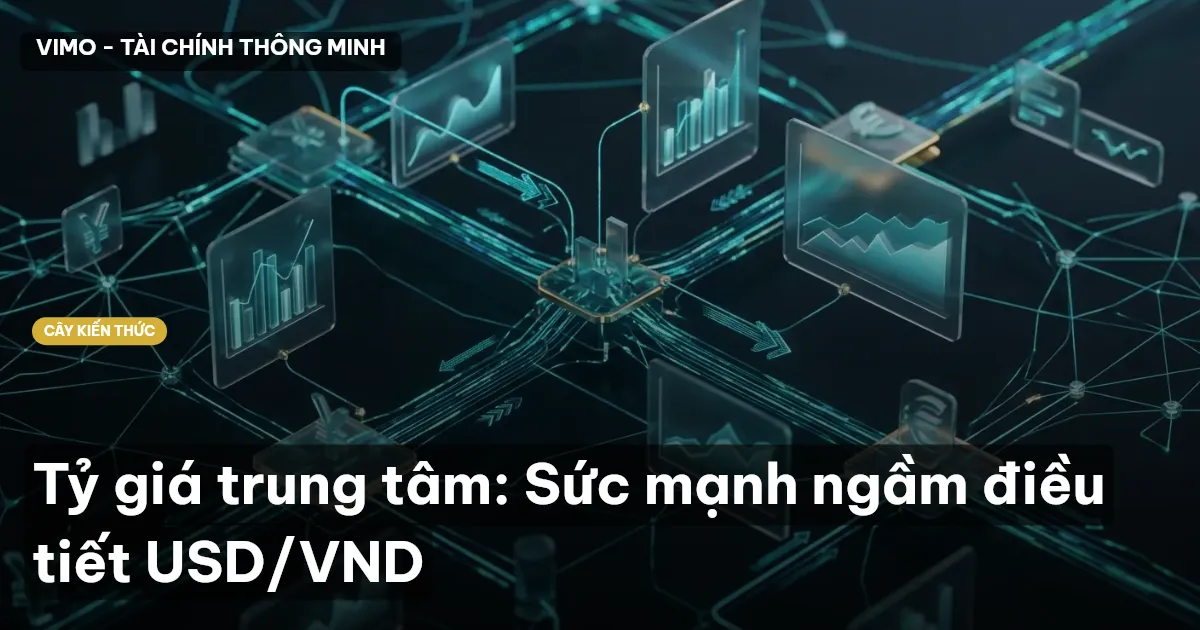 Tỷ giá trung tâm: Sức mạnh ngầm điều tiết USD/VND