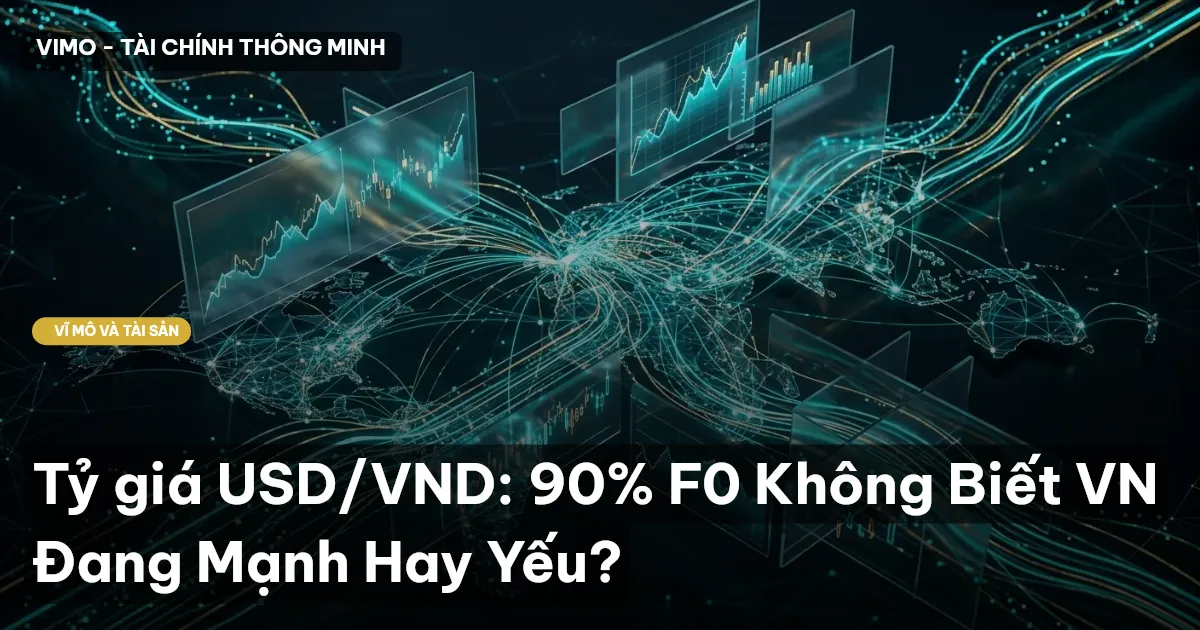 Tỷ giá USD/VND: 90% F0 Không Biết VN Đang Mạnh Hay Yếu?