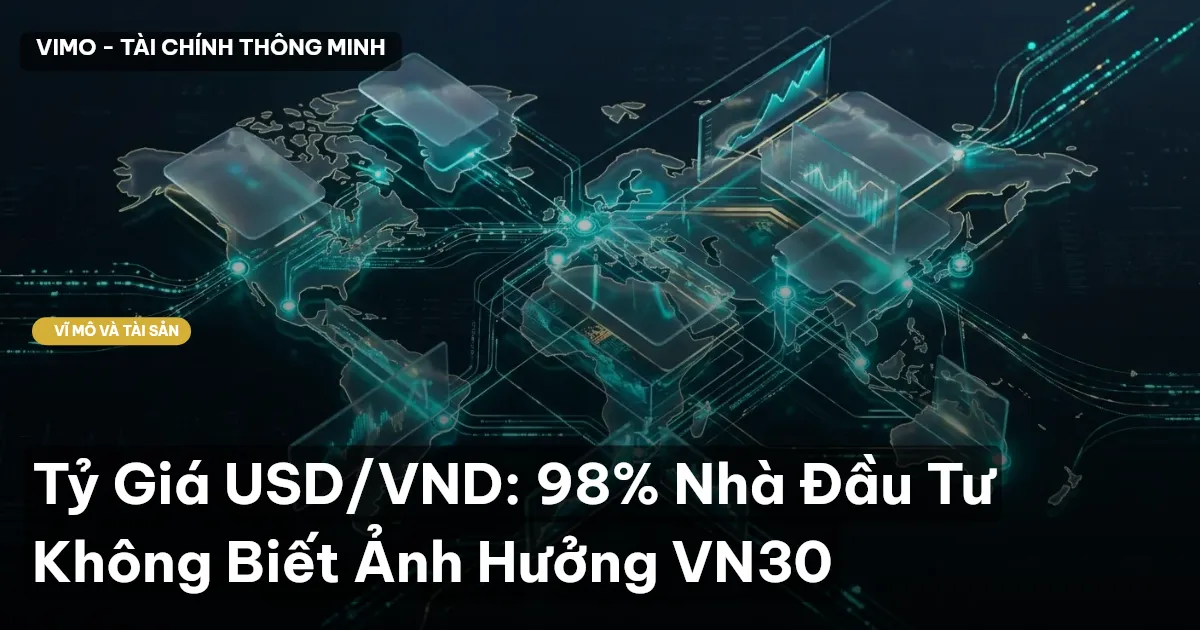 Tỷ Giá USD/VND: 98% Nhà Đầu Tư Không Biết Ảnh Hưởng VN30