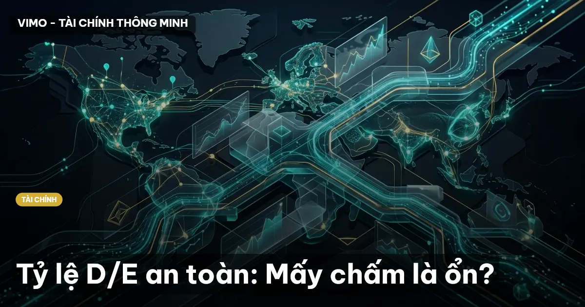 Tỷ lệ D/E an toàn: Mấy chấm là ổn?