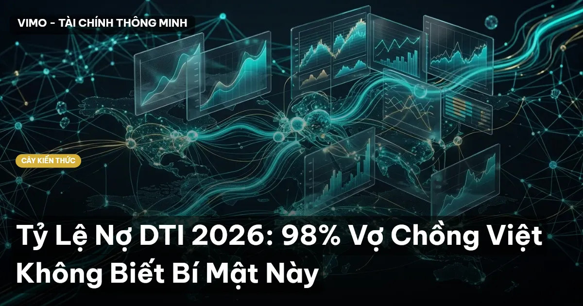 Tỷ Lệ Nợ DTI 2026: 98% Vợ Chồng Việt Không Biết Bí Mật Này