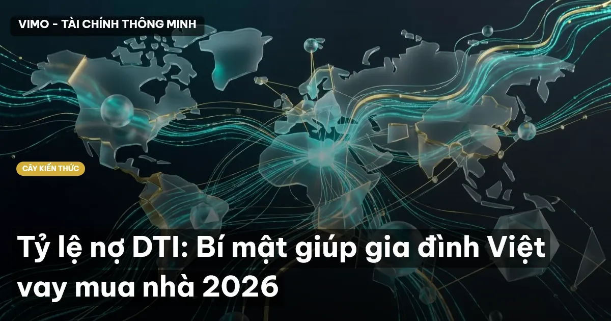 Tỷ lệ nợ DTI: Bí mật giúp gia đình Việt vay mua nhà 2026