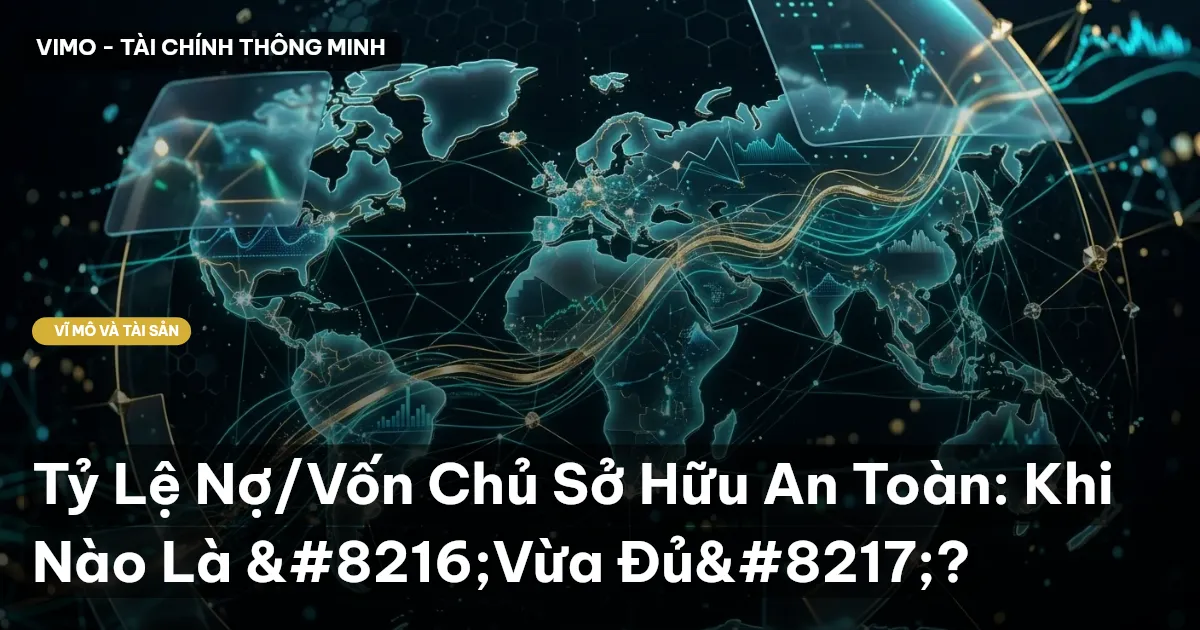 Tỷ Lệ Nợ/Vốn Chủ Sở Hữu An Toàn: Khi Nào Là ‘Vừa Đủ’?