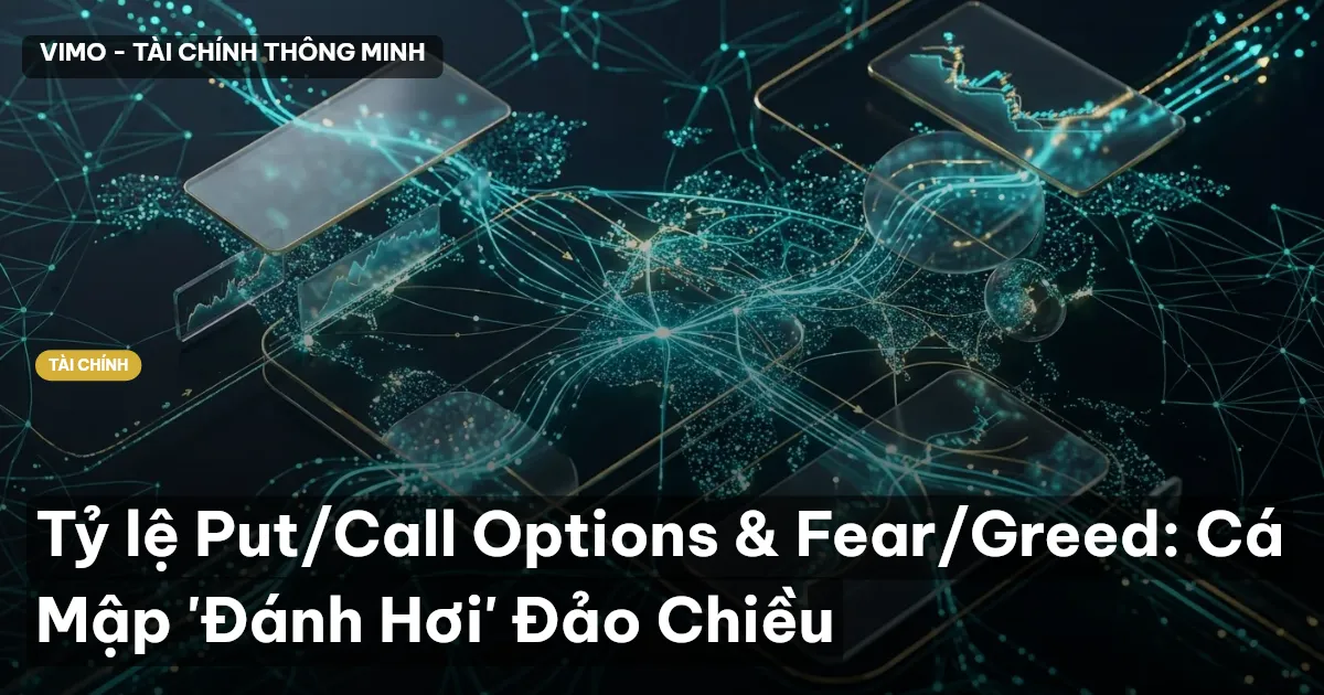 Tỷ lệ Put/Call Options & Fear/Greed: Cá Mập 'Đánh Hơi' Đảo Chiều