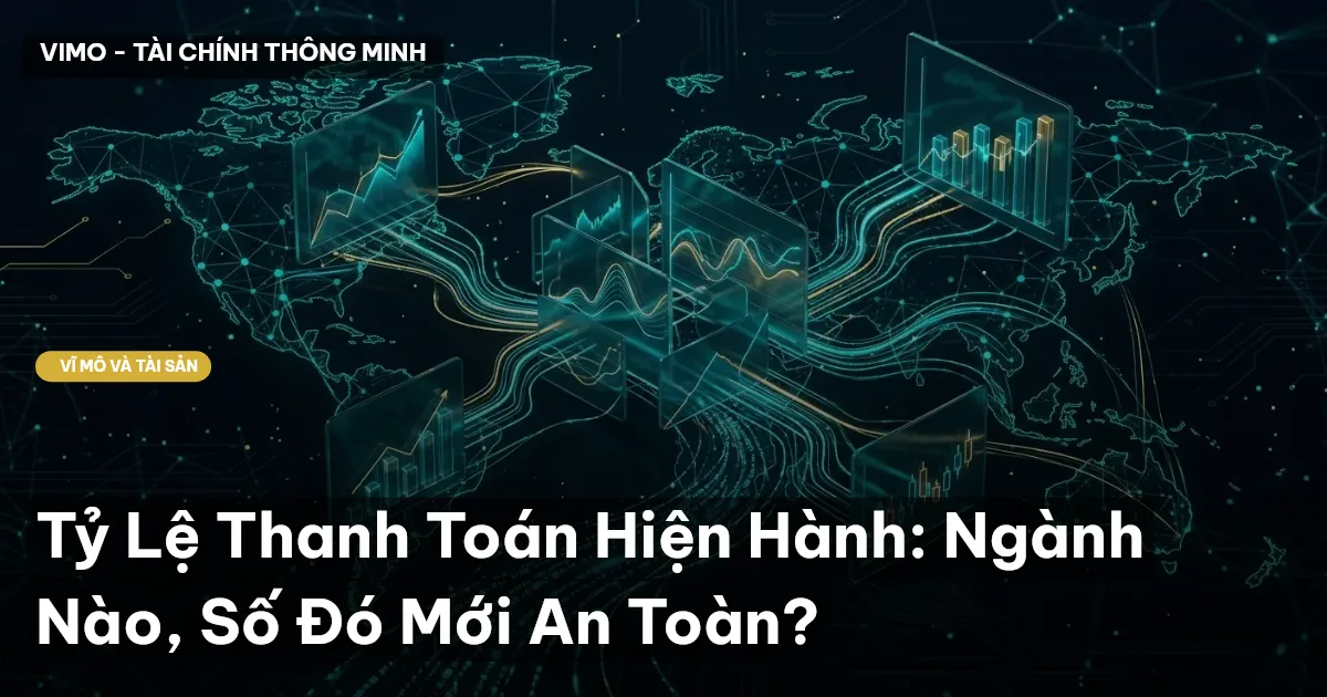 Tỷ Lệ Thanh Toán Hiện Hành: Ngành Nào, Số Đó Mới An Toàn?