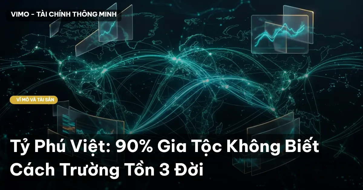 Tỷ Phú Việt: 90% Gia Tộc Không Biết Cách Trường Tồn 3 Đời