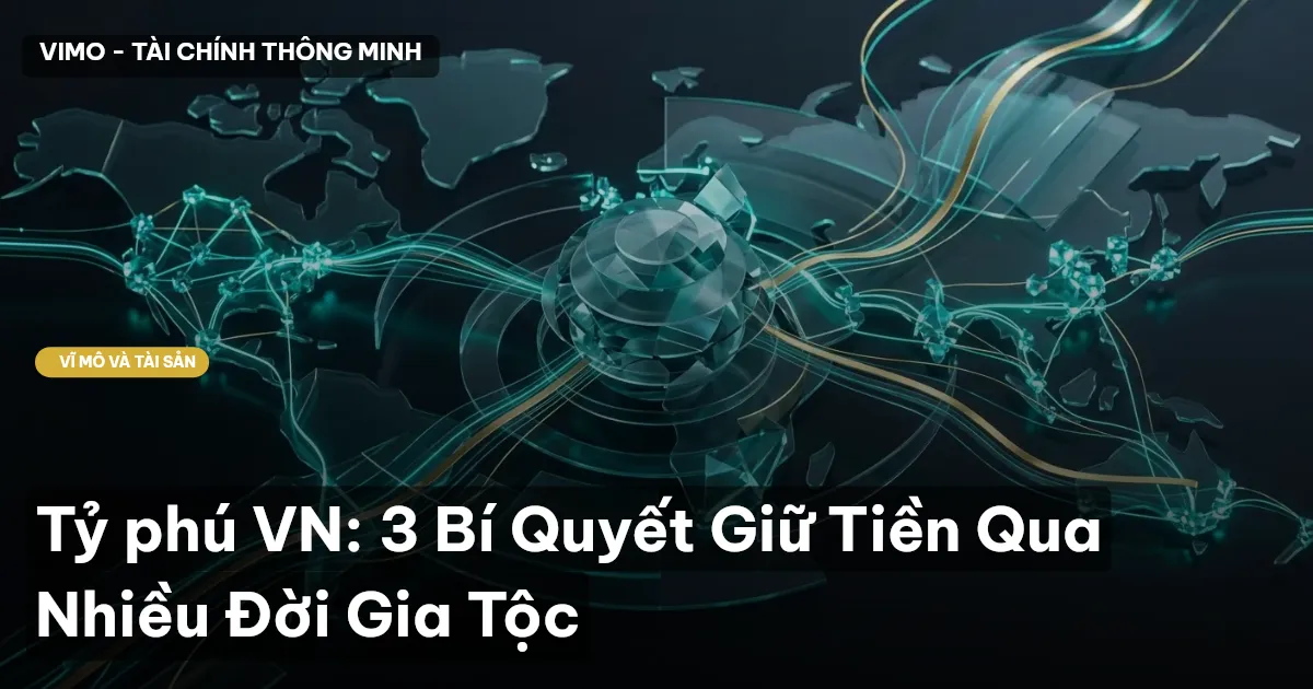 Tỷ phú VN: 3 Bí Quyết Giữ Tiền Qua Nhiều Đời Gia Tộc
