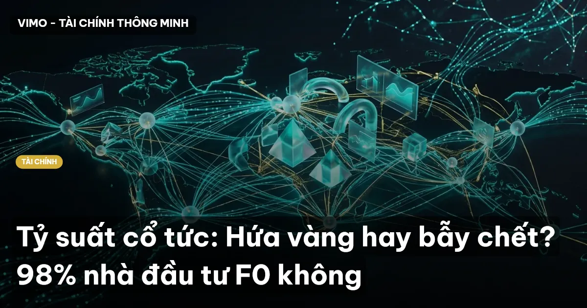 Tỷ suất cổ tức: Hứa vàng hay bẫy chết? 98% nhà đầu tư F0 không