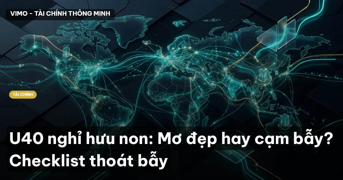 U40 nghỉ hưu non: Mơ đẹp hay cạm bẫy? Checklist thoát bẫy