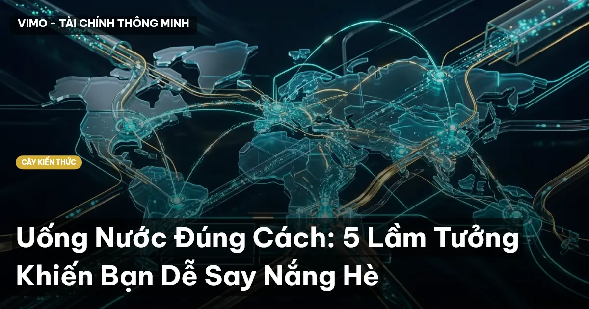 Uống Nước Đúng Cách: 5 Lầm Tưởng Khiến Bạn Dễ Say Nắng Hè