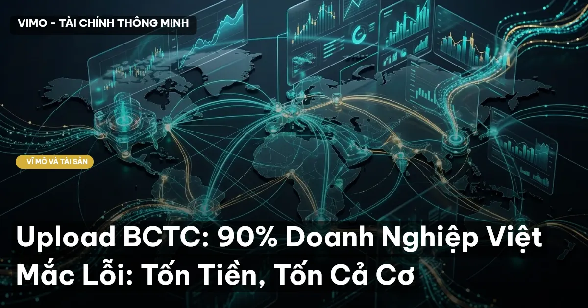 Upload BCTC: 90% Doanh Nghiệp Việt Mắc Lỗi: Tốn Tiền, Tốn Cả Cơ
