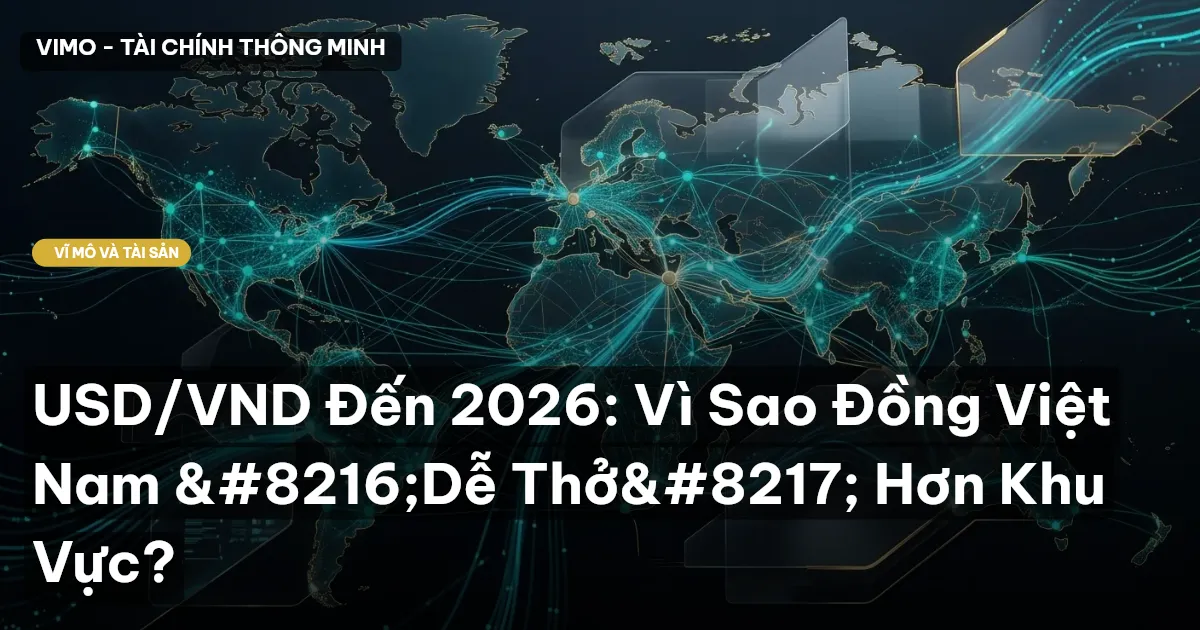 USD/VND Đến 2026: Vì Sao Đồng Việt Nam ‘Dễ Thở’ Hơn Khu Vực?