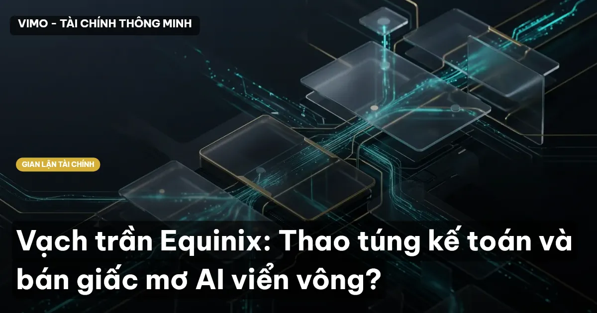 Vạch trần Equinix: Thao túng kế toán và bán giấc mơ AI viển vông?