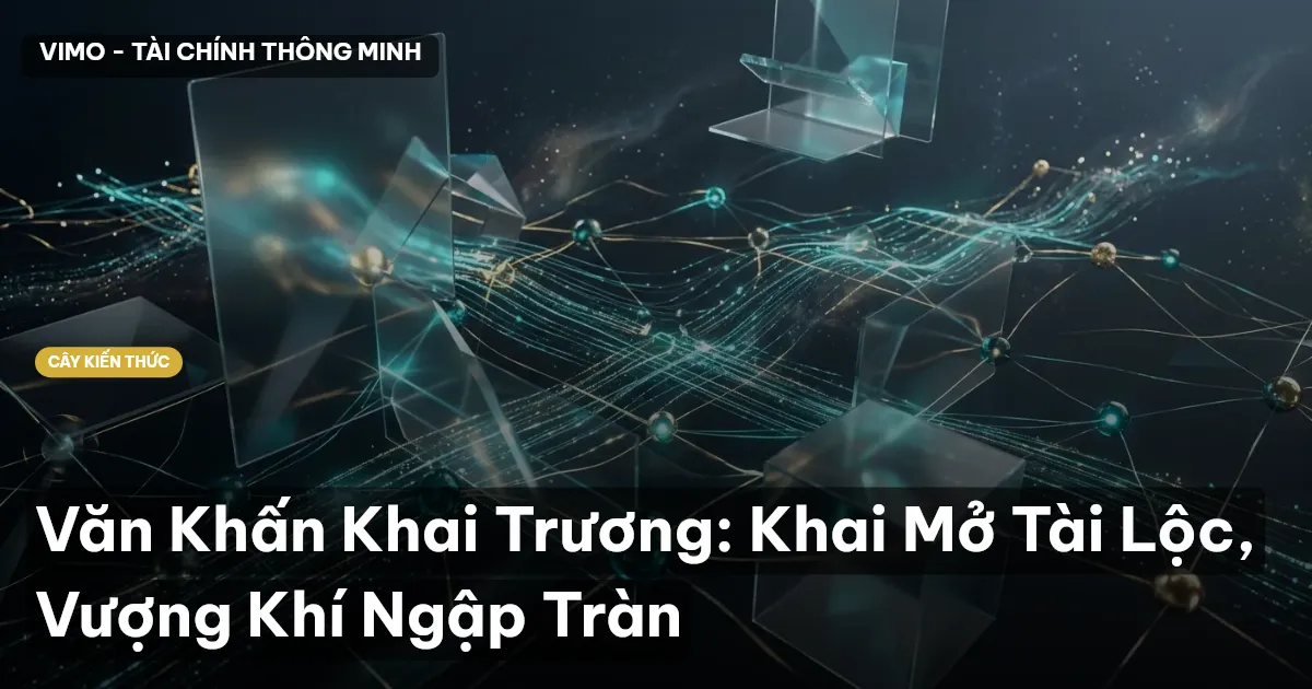 Văn Khấn Khai Trương: Khai Mở Tài Lộc, Vượng Khí Ngập Tràn