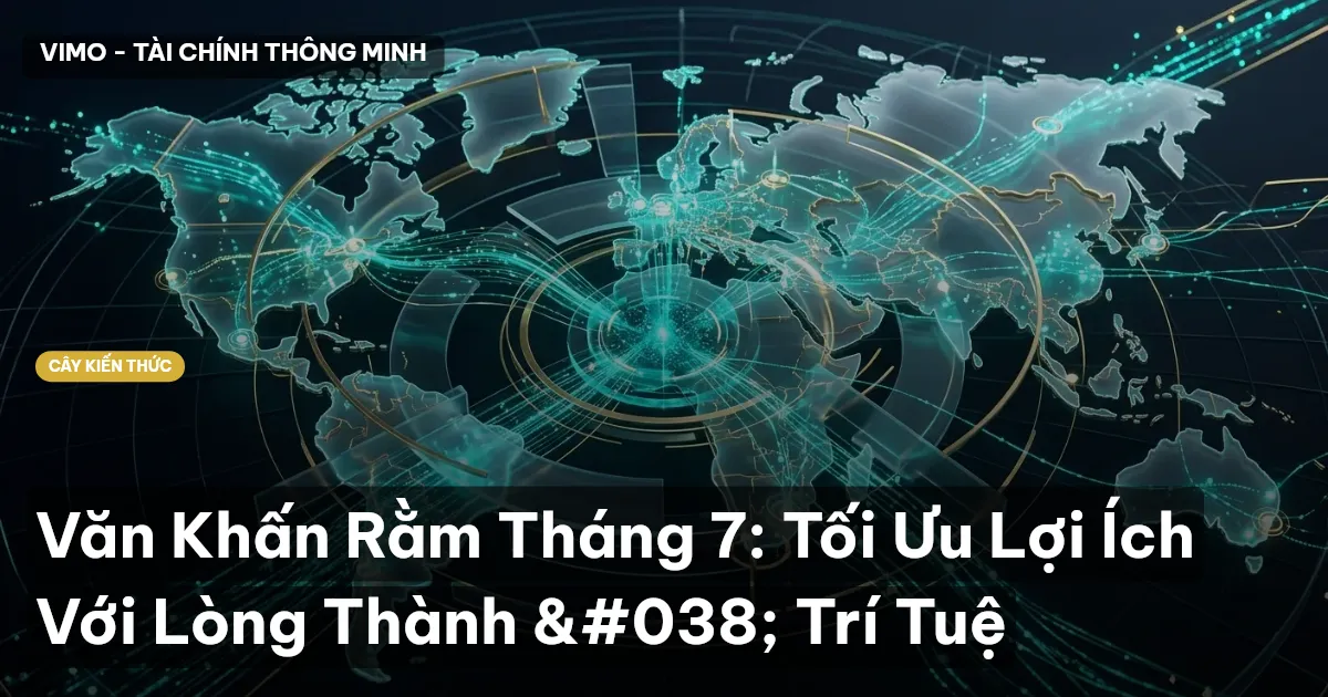 Văn Khấn Rằm Tháng 7: Tối Ưu Lợi Ích Với Lòng Thành & Trí Tuệ