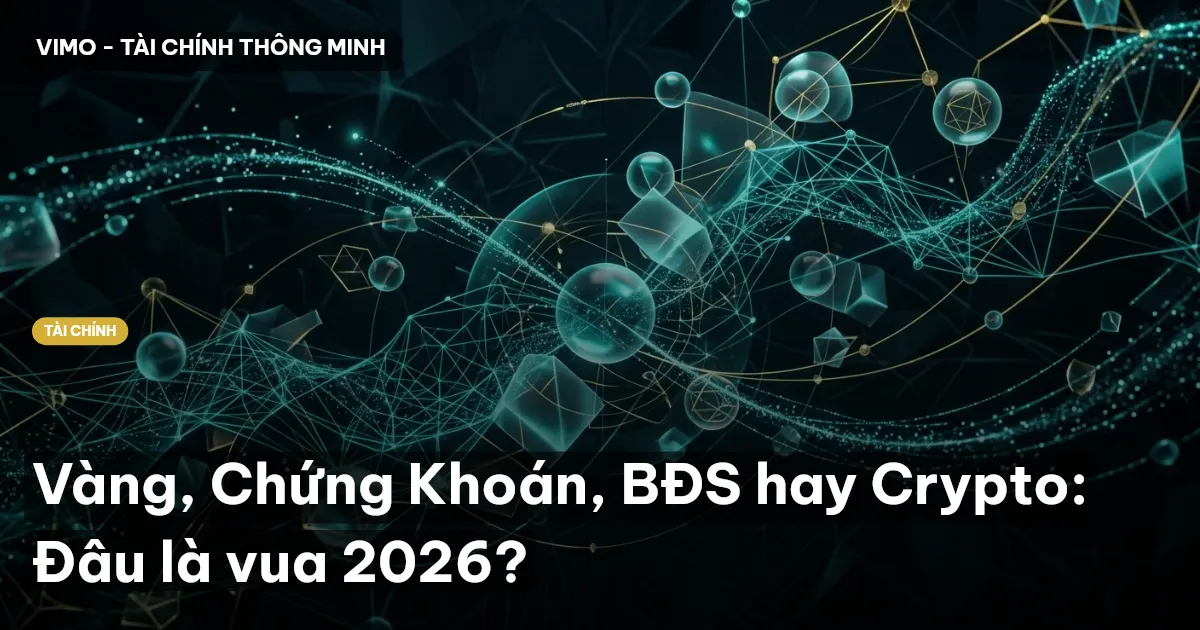 Vàng, Chứng Khoán, BĐS hay Crypto: Đâu là vua 2026?