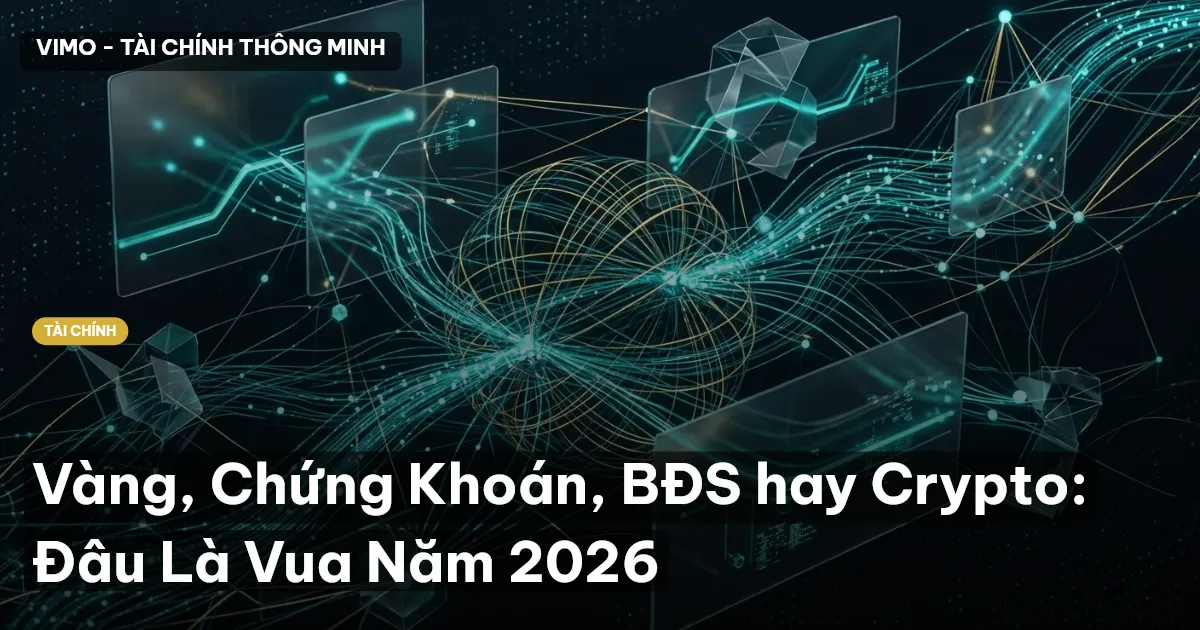 Vàng, Chứng Khoán, BĐS hay Crypto: Đâu Là Vua Năm 2026