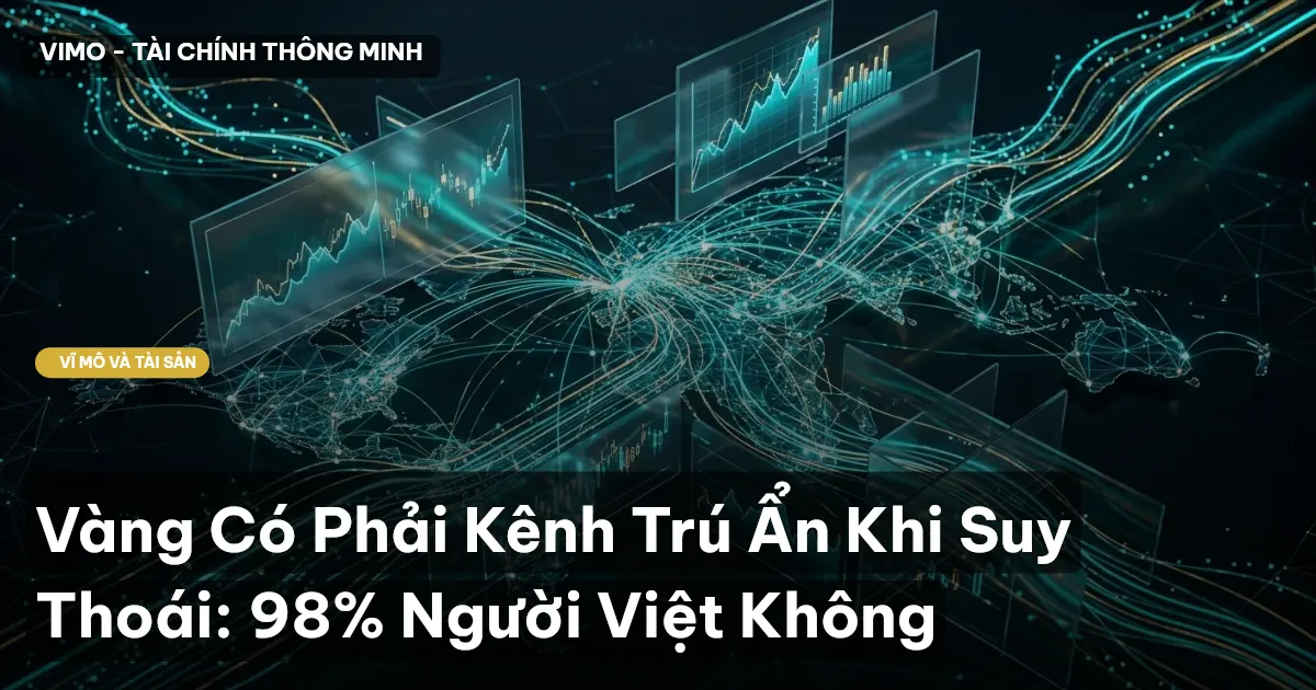 Vàng Có Phải Kênh Trú Ẩn Khi Suy Thoái: 98% Người Việt Không
