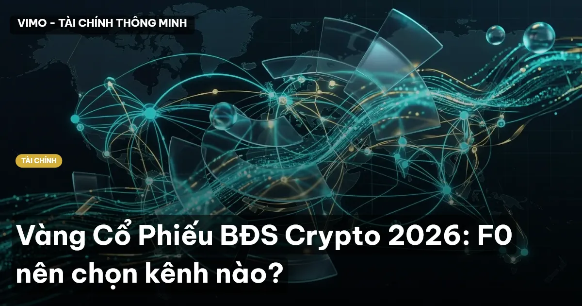 vàng cổ phiếu BĐS crypto 2026