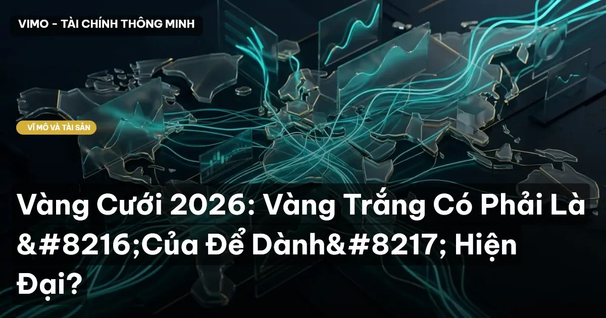 Vàng Cưới 2026: Vàng Trắng Có Phải Là ‘Của Để Dành’ Hiện Đại?