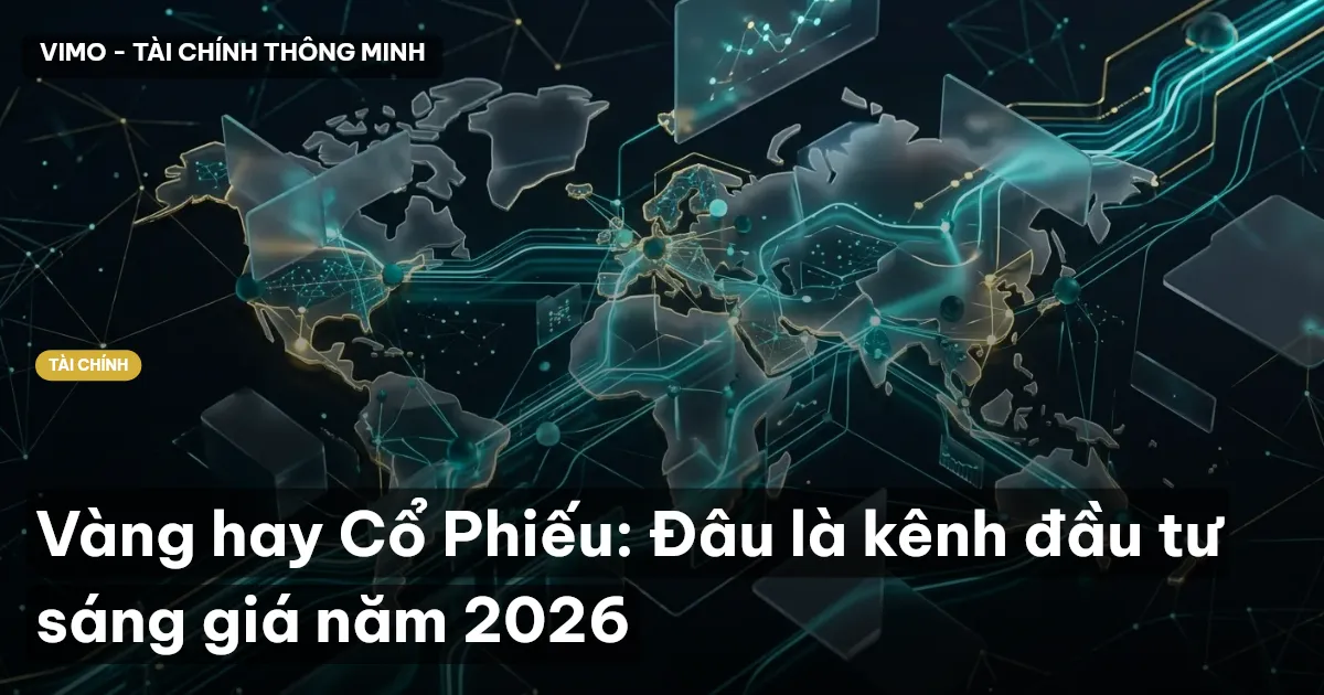 Vàng hay Cổ Phiếu: Đâu là kênh đầu tư sáng giá năm 2026