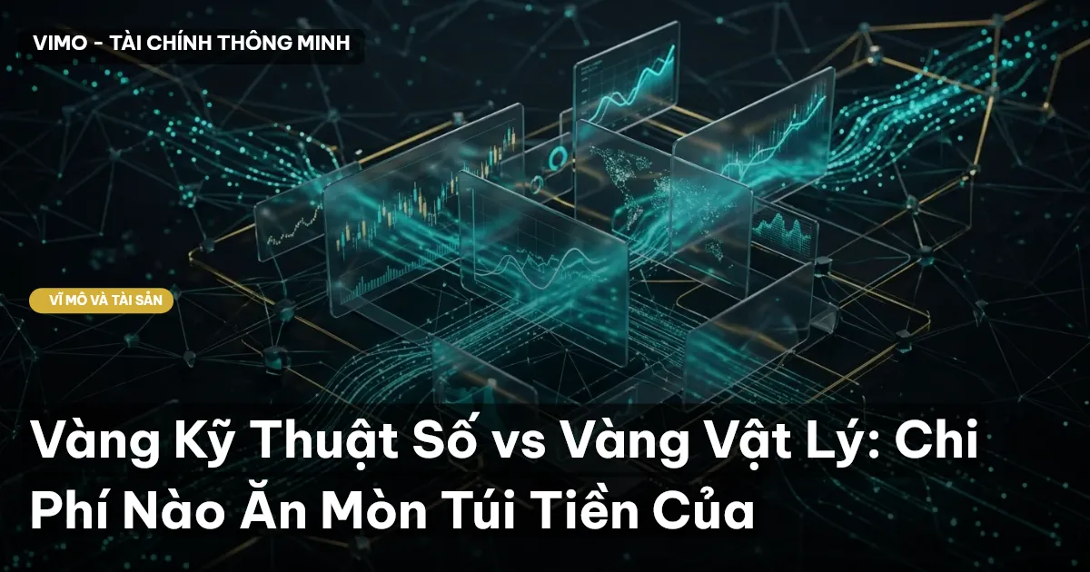 Vàng Kỹ Thuật Số vs Vàng Vật Lý: Chi Phí Nào Ăn Mòn Túi Tiền Của