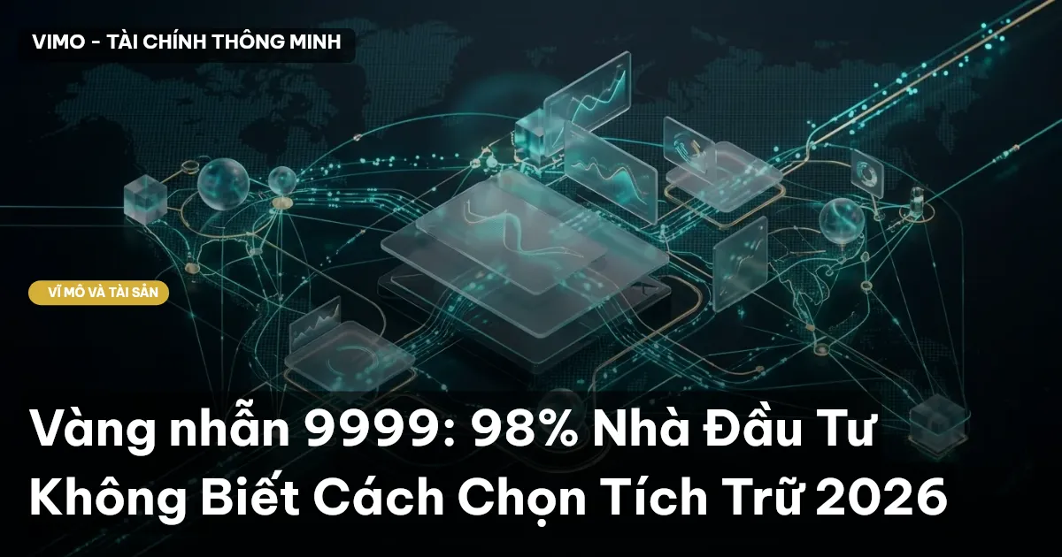 Vàng nhẫn 9999: 98% Nhà Đầu Tư Không Biết Cách Chọn Tích Trữ 2026
