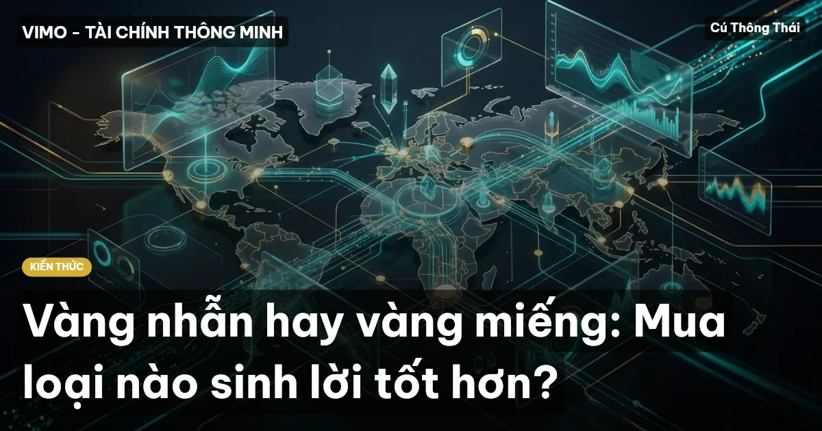 Vàng nhẫn hay vàng miếng: Mua loại nào sinh lời tốt hơn?