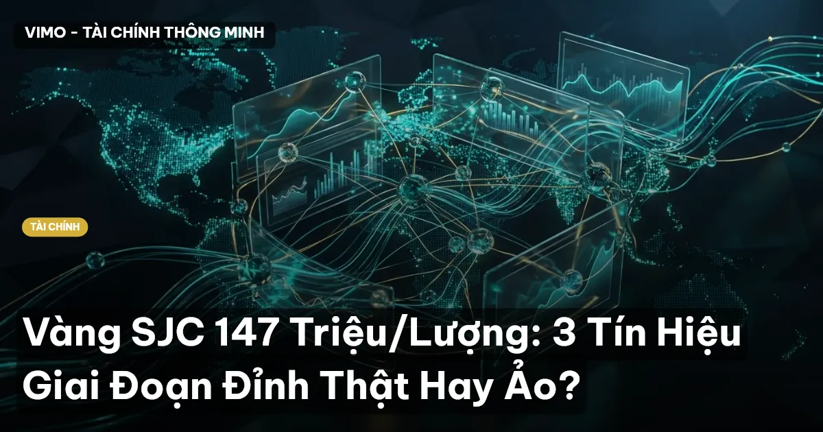 Vàng SJC 147 Triệu/Lượng: 3 Tín Hiệu Giai Đoạn Đỉnh Thật Hay Ảo?