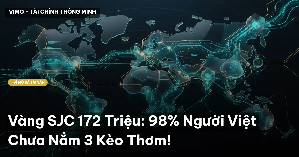 Vàng SJC 172 Triệu: 98% Người Việt Chưa Nắm 3 Kèo Thơm!