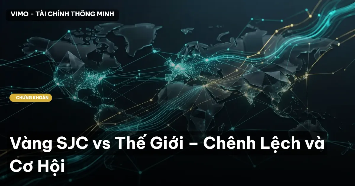 Vàng SJC vs Thế Giới – Chênh Lệch và Cơ Hội