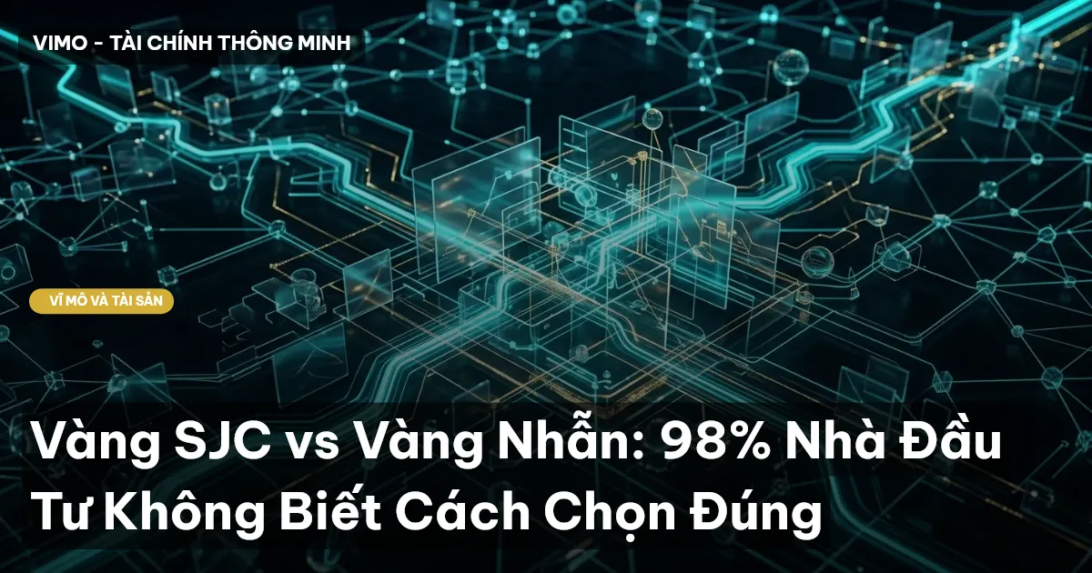 Vàng SJC vs Vàng Nhẫn: 98% Nhà Đầu Tư Không Biết Cách Chọn Đúng