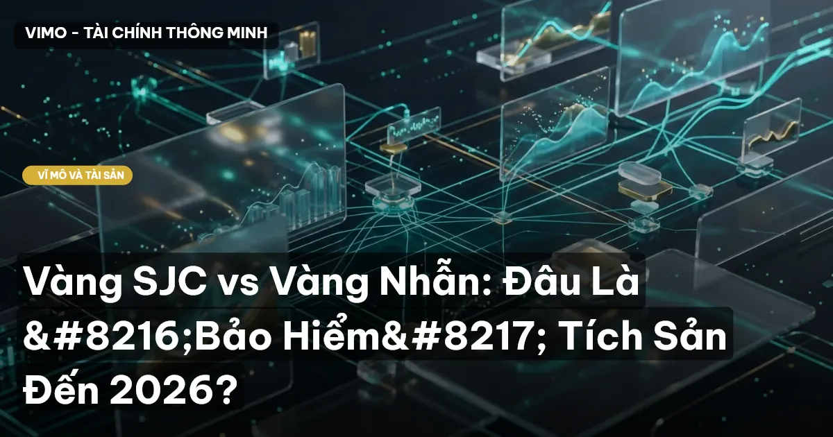 Vàng SJC vs Vàng Nhẫn: Đâu Là ‘Bảo Hiểm’ Tích Sản Đến 2026?