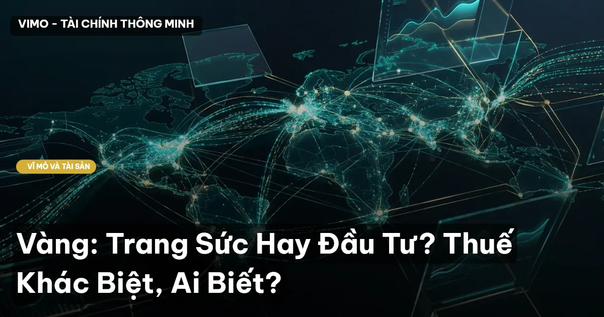 Vàng: Trang Sức Hay Đầu Tư? Thuế Khác Biệt, Ai Biết?