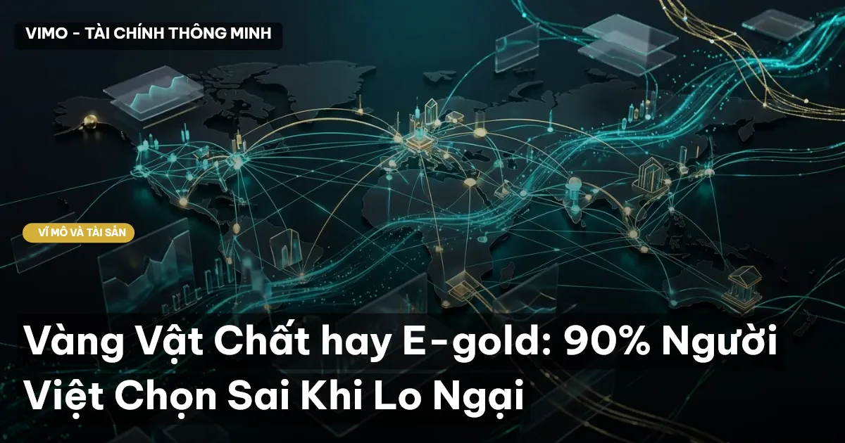 Vàng Vật Chất hay E-gold: 90% Người Việt Chọn Sai Khi Lo Ngại
