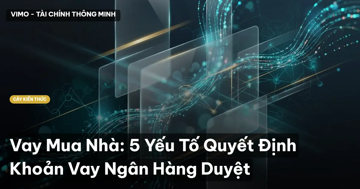 Vay Mua Nhà: 5 Yếu Tố Quyết Định Khoản Vay Ngân Hàng Duyệt