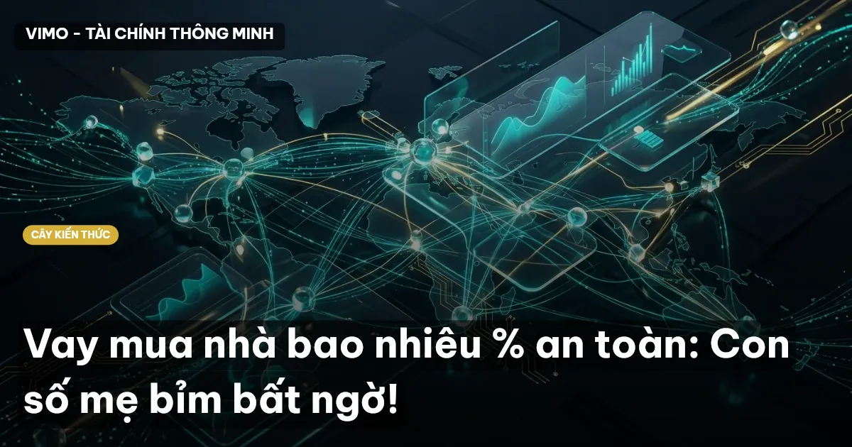 Vay mua nhà bao nhiêu % an toàn: Con số mẹ bỉm bất ngờ!