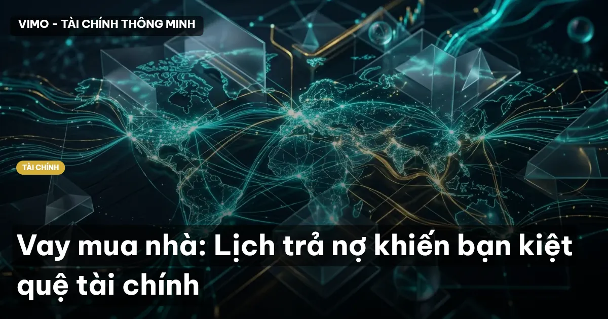 Vay mua nhà: Lịch trả nợ khiến bạn kiệt quệ tài chính
