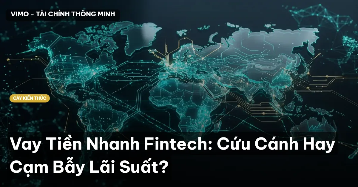 Vay Tiền Nhanh Fintech: Cứu Cánh Hay Cạm Bẫy Lãi Suất?