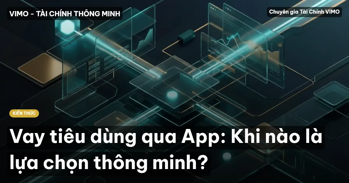 Vay tiêu dùng qua App: Khi nào là lựa chọn thông minh?