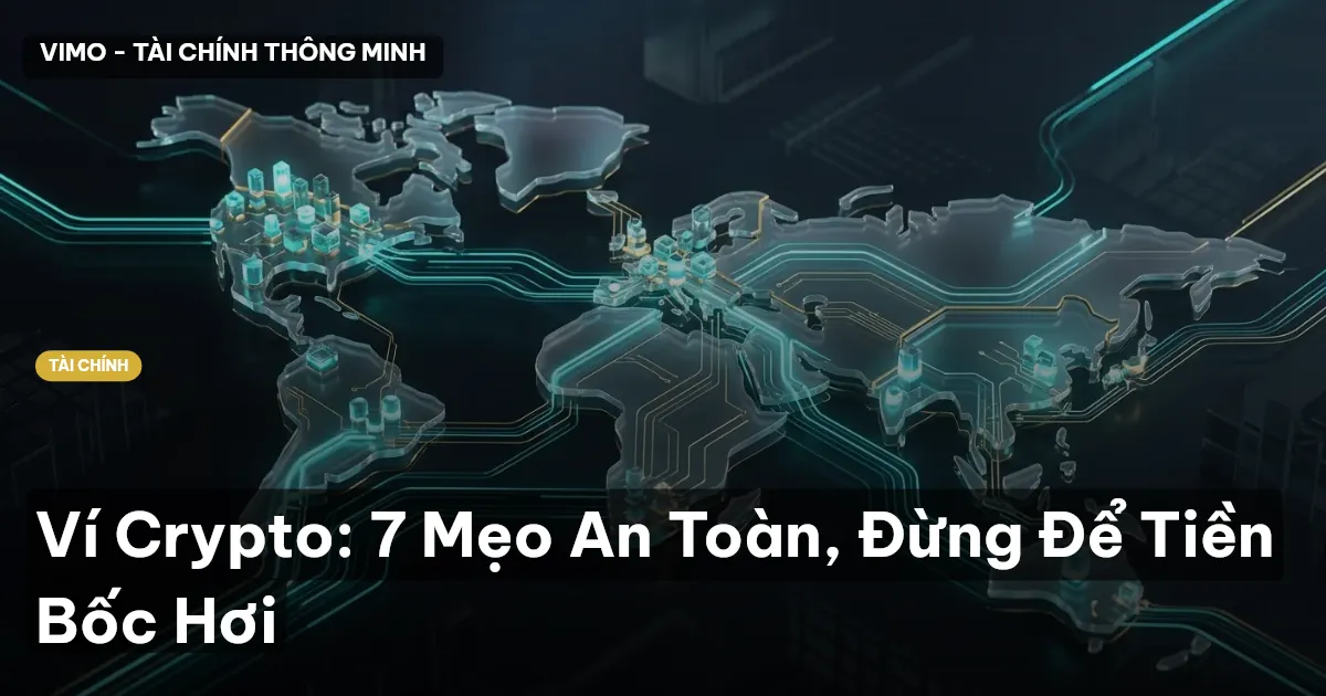 Ví Crypto: 7 Mẹo An Toàn, Đừng Để Tiền Bốc Hơi