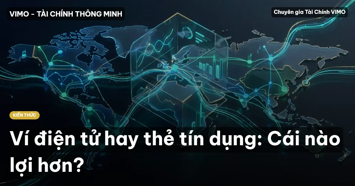 Ví điện tử hay thẻ tín dụng: Cái nào lợi hơn?