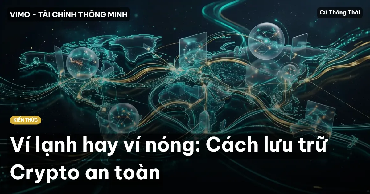Ví lạnh hay ví nóng: Cách lưu trữ Crypto an toàn