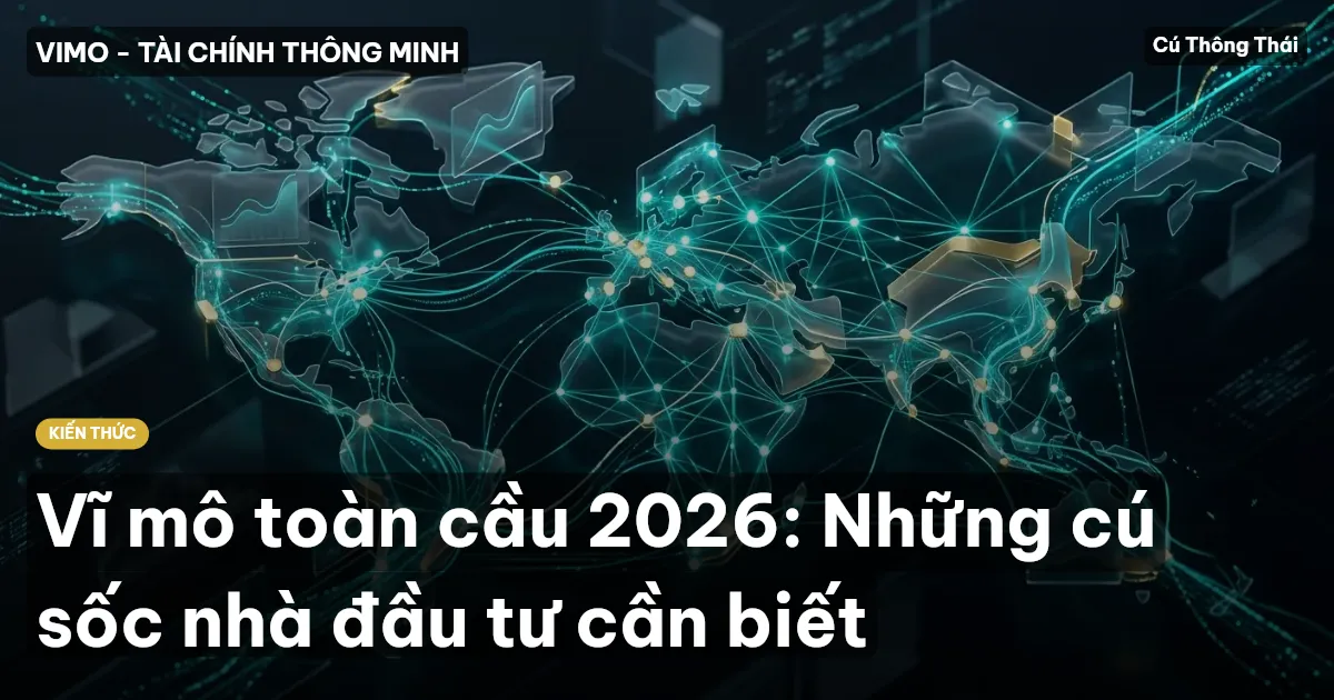 Vĩ mô toàn cầu 2026: Những cú sốc nhà đầu tư cần biết
