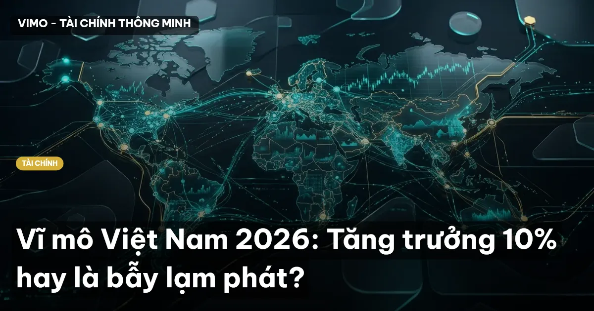 Vĩ mô Việt Nam 2026: Tăng trưởng 10% hay là bẫy lạm phát?