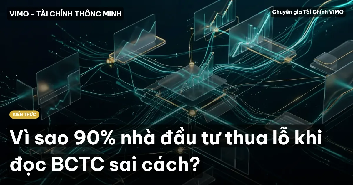 Vì sao 90% nhà đầu tư thua lỗ khi đọc BCTC sai cách?